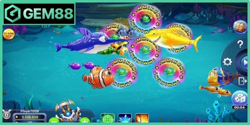 Bắn Cá H5 Gem88 - Sảnh Game Săn Thưởng Đỉnh Cao Nhất 2 Hệ thống vũ khí tân tiến tại bắn cá H5 Gem88 cực đỉnh