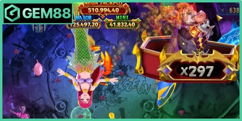Bắn Cá Gem88 - Khám Phá Tuyệt Tác Săn Mồi Đỉnh Cao 3 Quan sát hướng di chuyển hạ gục mục tiêu