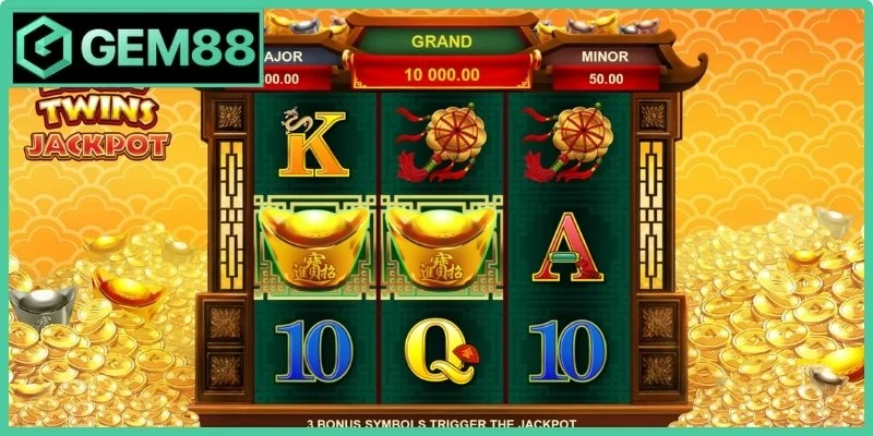 Nổ Hũ Lucky Twins Gem88 - Bí Quyết Săn Thưởng Cực Lớn 1 Sức hấp dẫn kỳ diệu của máy quay xèng Á Đông