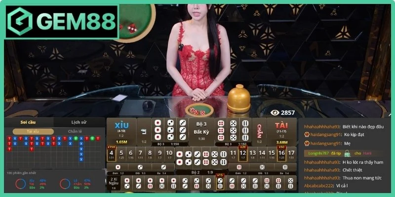 Tham gia bàn cược Sicbo sôi động 